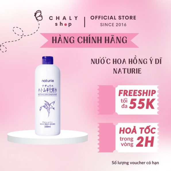 Nước cân bằng Naturie Hatomugi Skin Conditioner 500ml Nhật