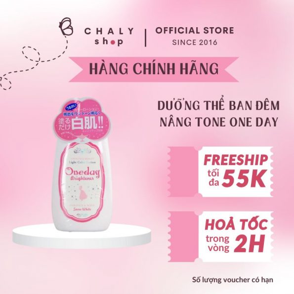 Kem body One day Brightener Lotion Nhật Bản Kem body One day Brightener Lotion Nhật Bản