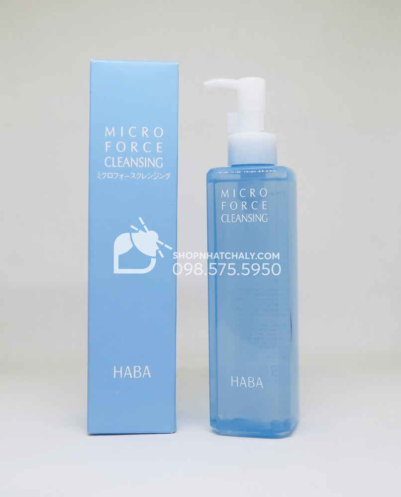 Dầu tẩy trang cho da siêu mẫn cảm Haba Micro Force Cleansing Dầu tẩy trang cho da siêu mẫn cảm Haba Micro Force Cleansing