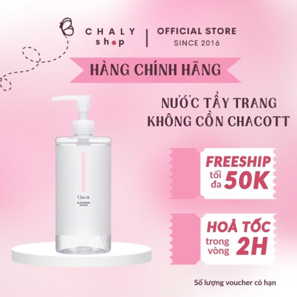 nuoc tay trang chacott for professional nhat