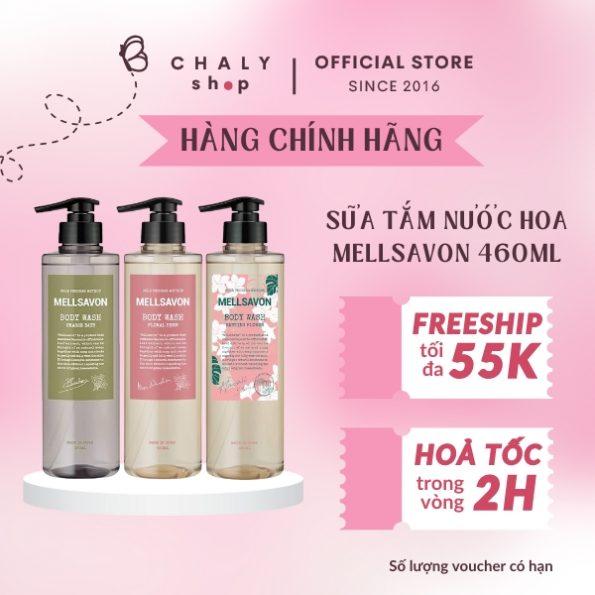 Sữa tắm nước hoa Mellsavon 460ml