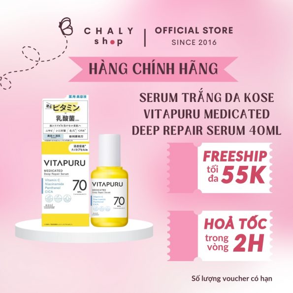Serum Kose Cosmeport Vitapuru Medicated Deep Repair Serum 40ml