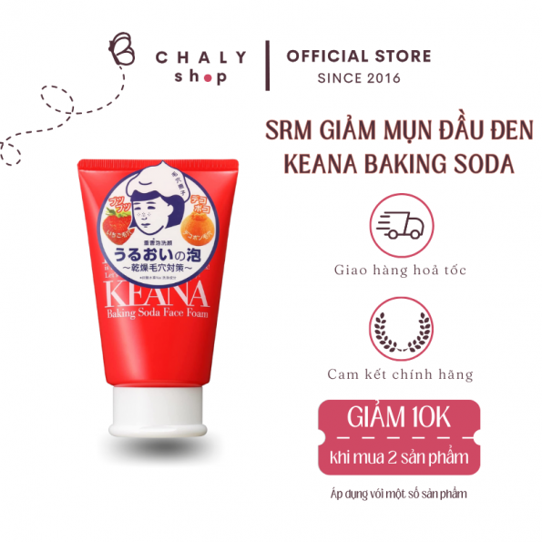 Sữa rửa mặt Keana Baking Soda Foam Wash trị mụn đầu đen Nhật Sữa rửa mặt Keana Baking Soda Foam Wash trị mụn đầu đen Nhật