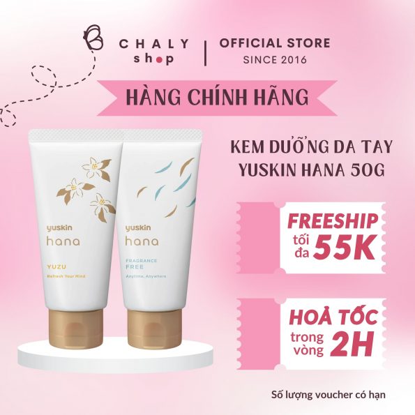 Kem dưỡng da tay Yuskin Hana 50g