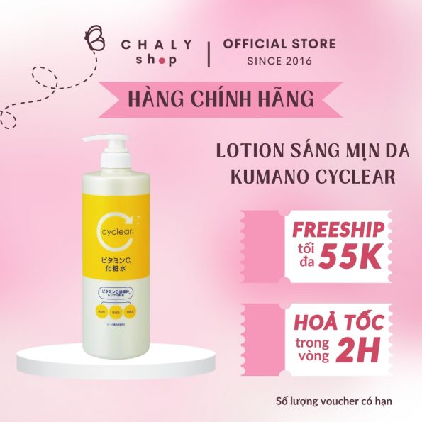 Lotion Kumano Cyclear Vitamin C Enzyme 500ml